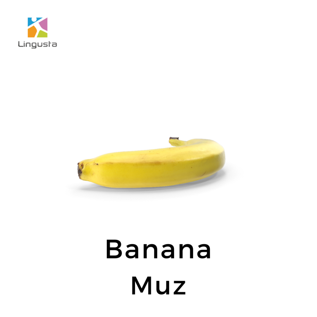 ingilizce muz banana