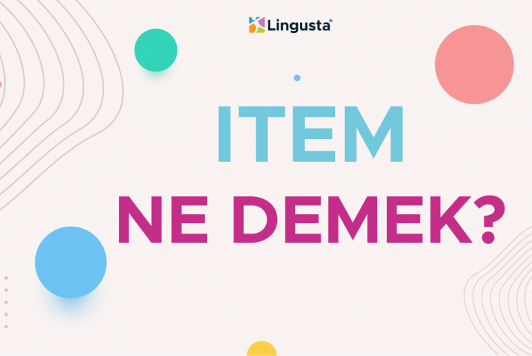 Item Ne Demek? Item Kelimesi Türkçe Anlamları ve Örnek Kullanımları item ne demek