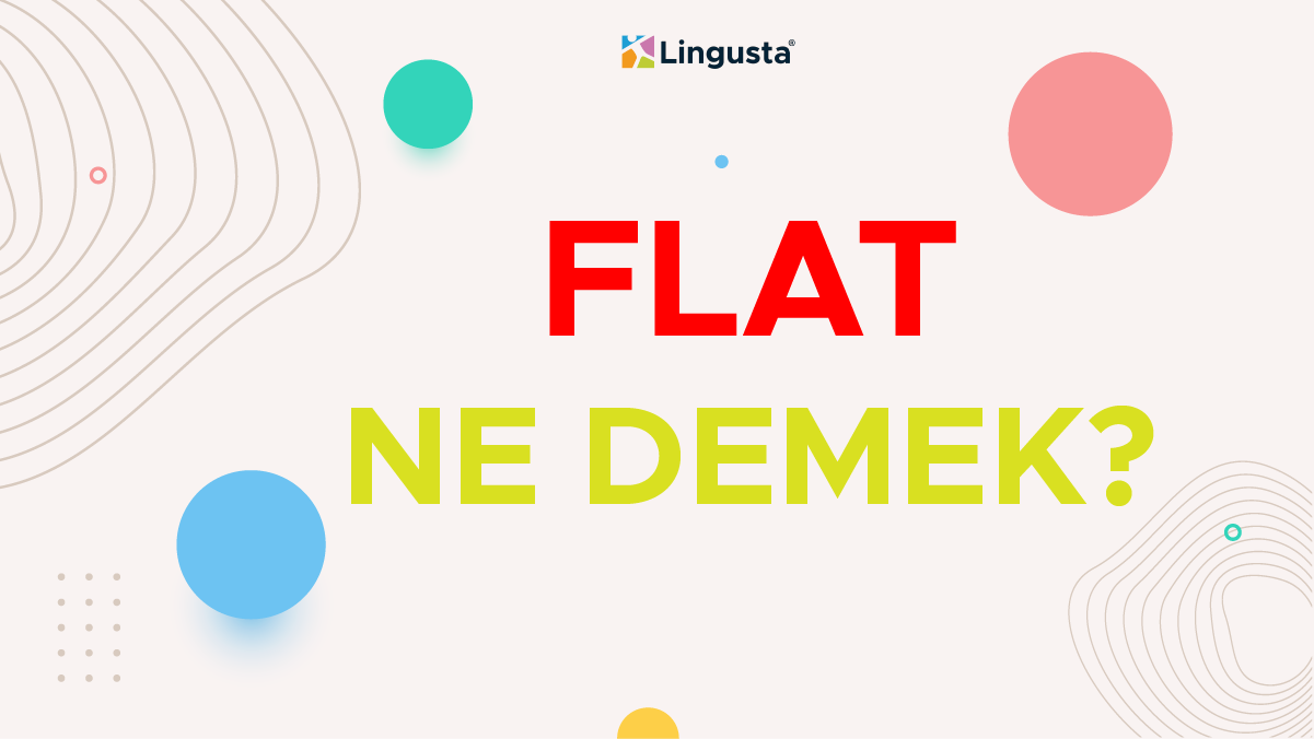 flat ne demek ingilizce flat kelimesi turkce anlamlari