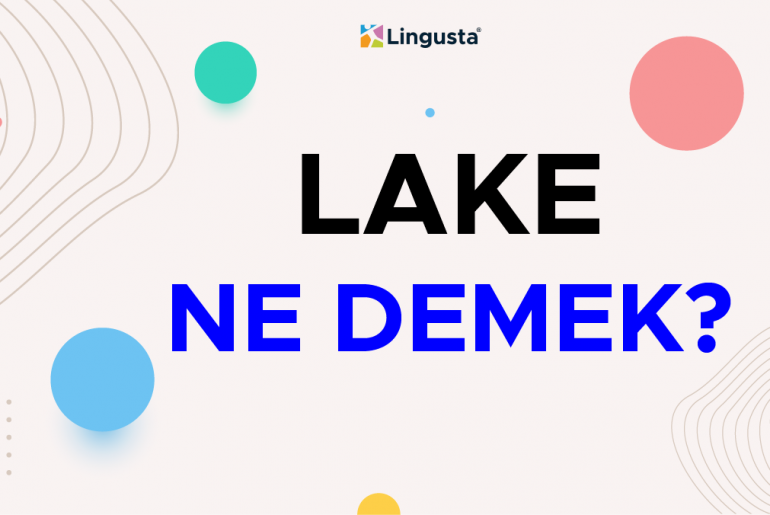 Lake Ne Demek? Lake Kelimesi Türkçe Anlamları ve Örnek Kullanımları
