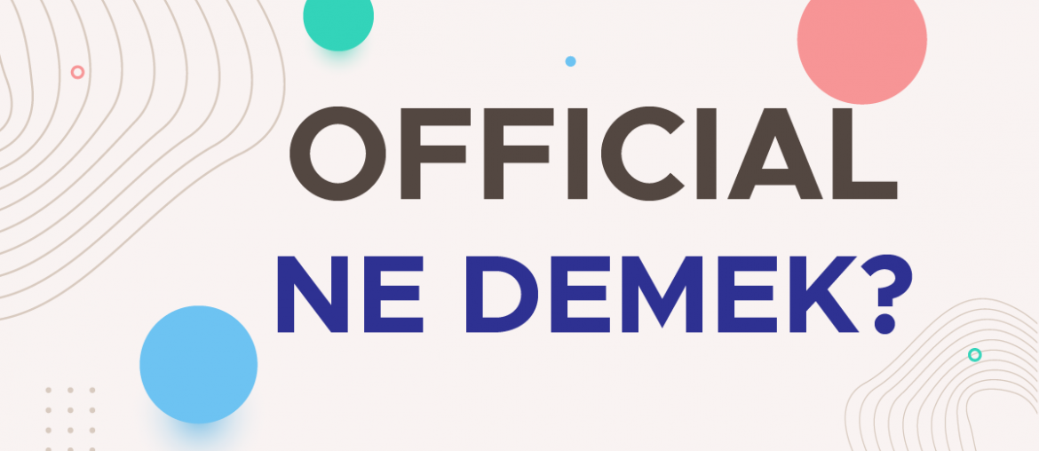 official ne demek